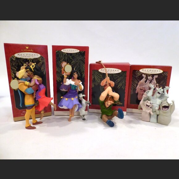 Hallmark Other - NEW 1996 HALLMARK DISNEY HUNCHBACK OF NORTE DAME ORNAMENT LOT OF 4